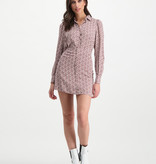 Lofty Manner Pink Flower Print Skirt Marly