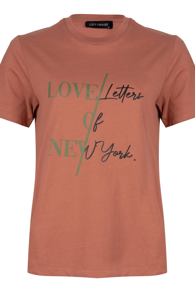 Lofty Manner Roze T-Shirt Xanna