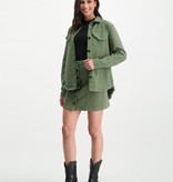 Lofty Manner Green Denim jacket Tara