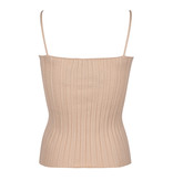 Lofty Manner Beige Knitted Camisole Jolene