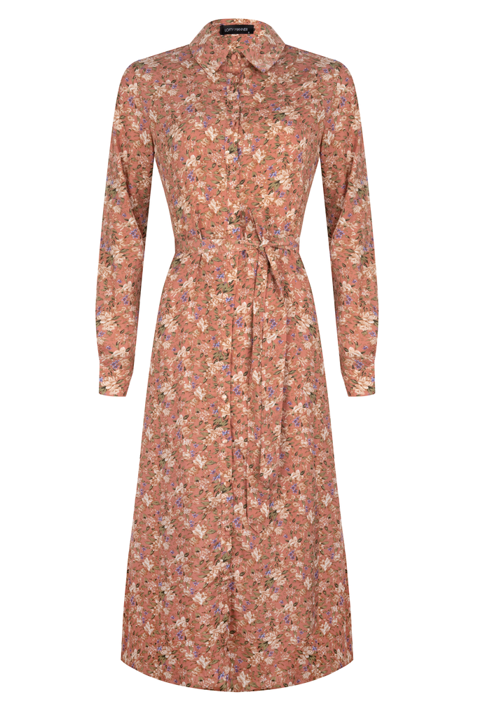 Lofty Manner Roze Bloemenprint Jurk Daisy