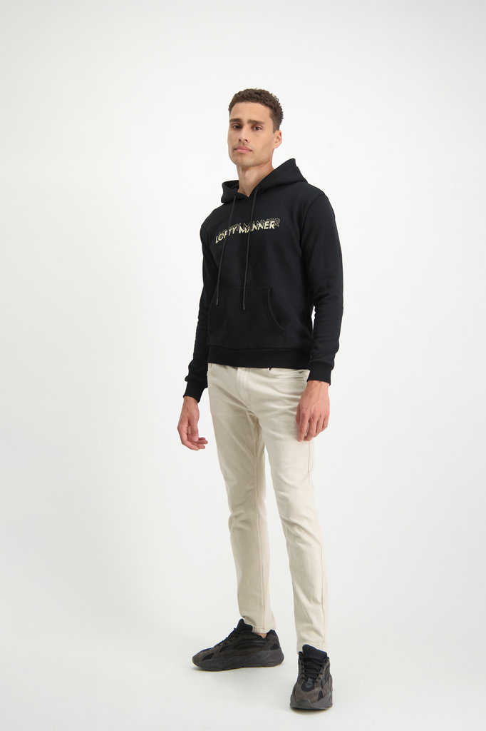 Lofty Manner Black Hoodie Guillermo