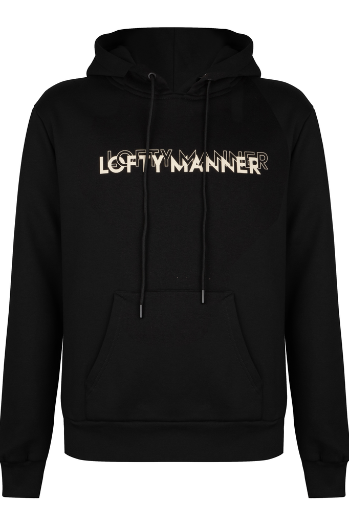 Lofty Manner Zwarte Hoodie Guillermo
