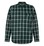 Lofty Manner Groen-wit Shirt Fransisco