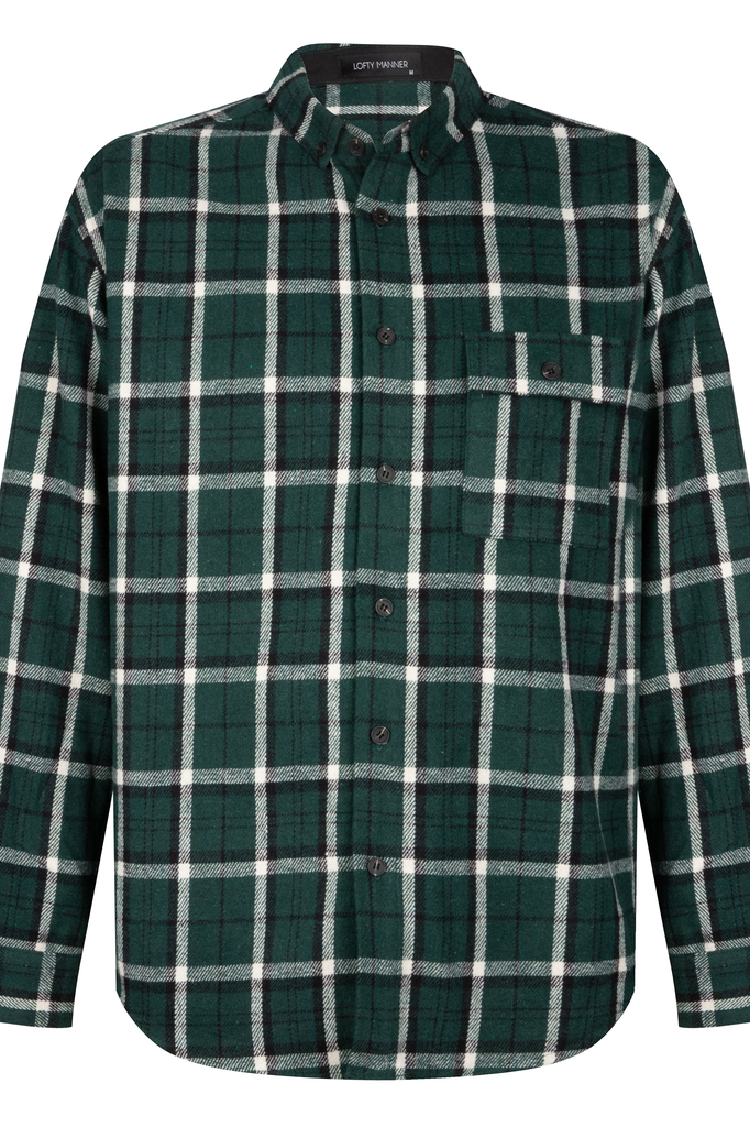 Lofty Manner Green-white Shirt Fransisco