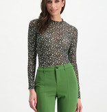 Lofty Manner Black Floral Print Top Abby
