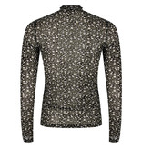 Lofty Manner Zwarte Bloemenprint Top Abby