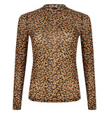 Lofty Manner Oranje Bloemenprint Top Abby