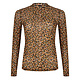 Oranje Bloemenprint Top Abby