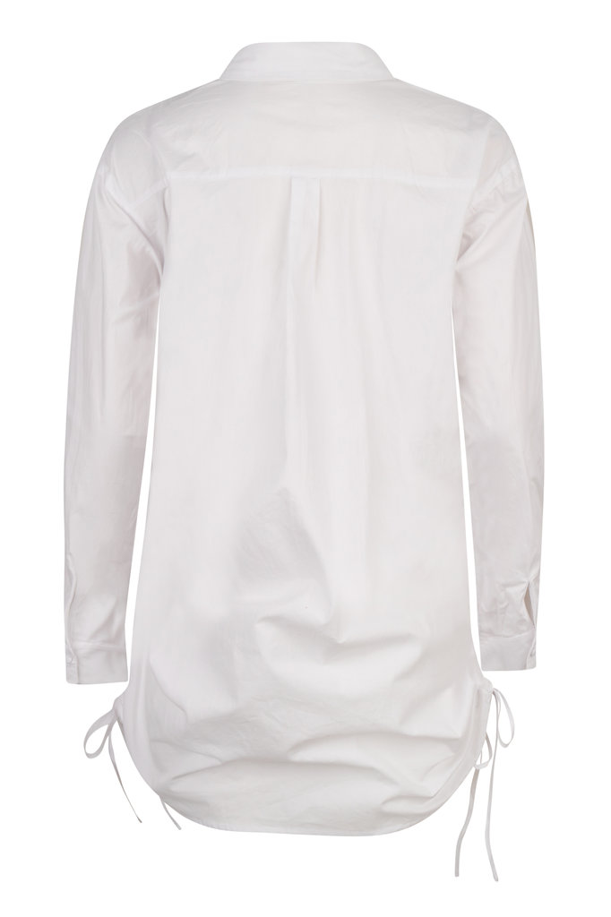 Lofty Manner White Shirt Dress Charli