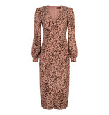 Lofty Manner Pink Panther Print Maxi Dress Luciana