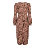 Lofty Manner Pink Panther Print Maxi Dress Luciana