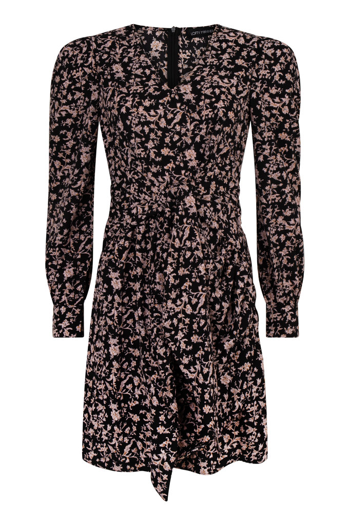 Lofty Manner Black Mini Dress Channah