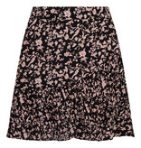 Lofty Manner Black Floral Print Mini Skirt Faith