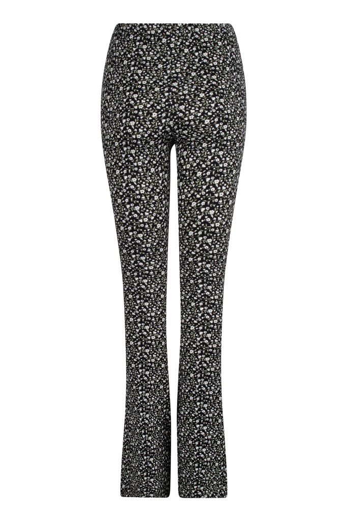 Lofty Manner Dark Floral Print Trouser Fyona