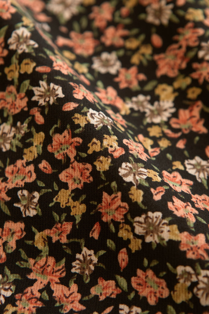 Lofty Manner Colored Floral Print Skirt Jazz