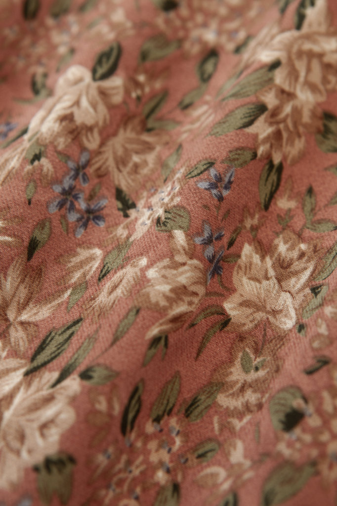 Lofty Manner Pink Floral Print Skirt Jazz