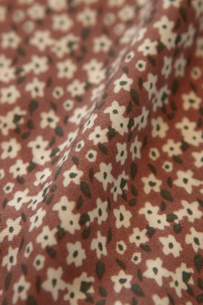 Lofty Manner Pink Flower Print Skirt Marly