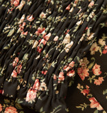 Lofty Manner Pink-Black Floral Print Top Mayra