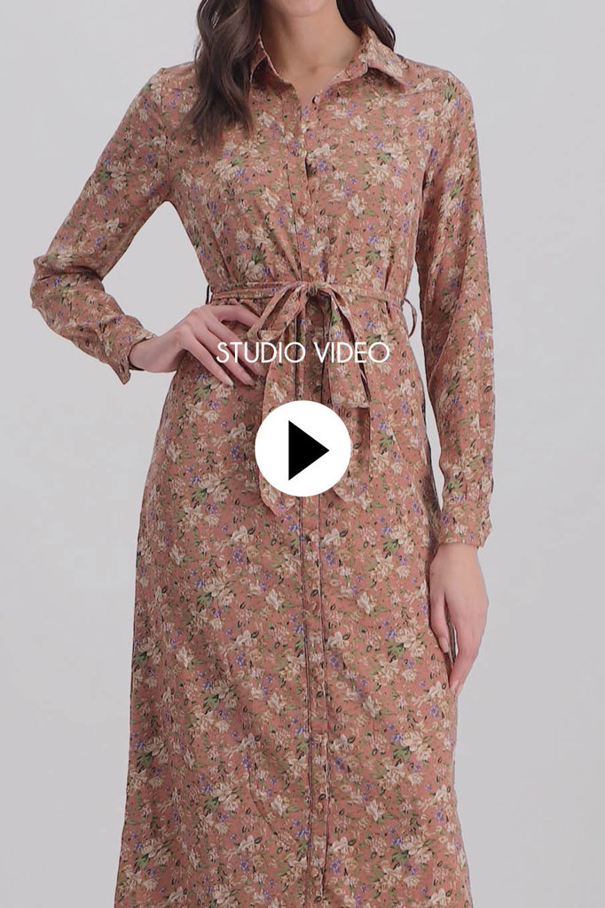 Lofty Manner Roze Bloemenprint Jurk Daisy