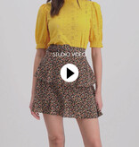 Lofty Manner Yellow Puff Sleeve Blouse Gabriela