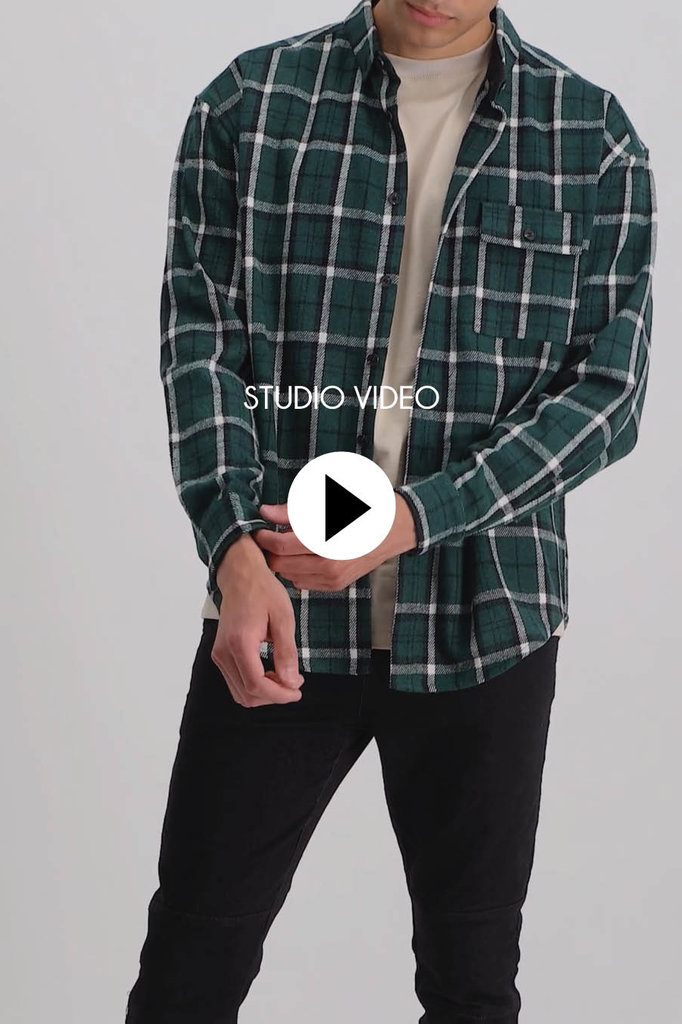 Lofty Manner Green-white Shirt Fransisco