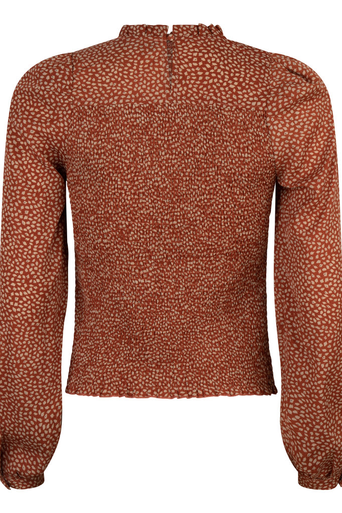 Lofty Manner Orange Blouse Haley