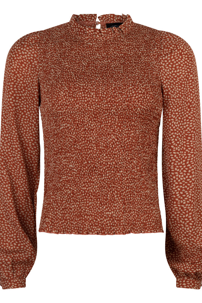 Lofty Manner Orange Blouse Haley