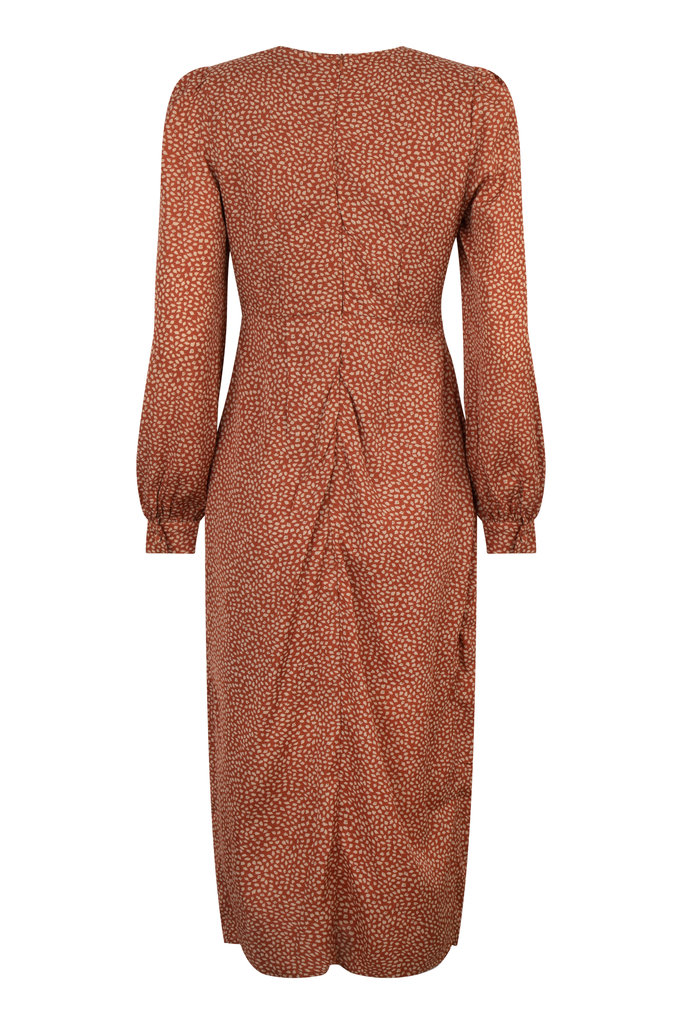Lofty Manner Brown Maxi Dress Luciana