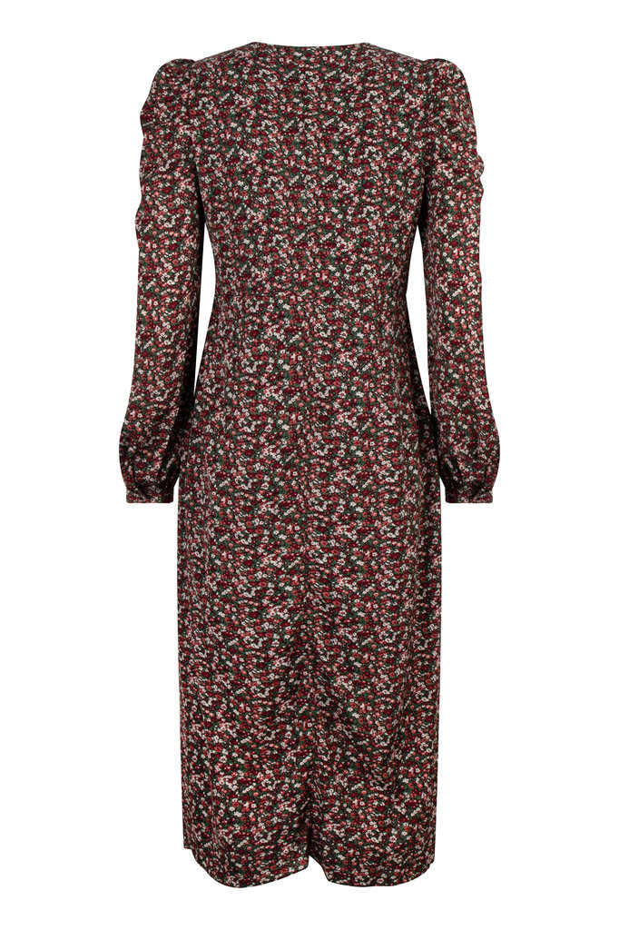 Lofty Manner Red Floral Print Maxi Dress Fay