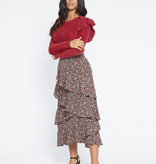 Lofty Manner Floral Print Maxi Skirt Cheryl