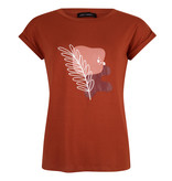 Lofty Manner Brown T-shirt With Print Rosalie