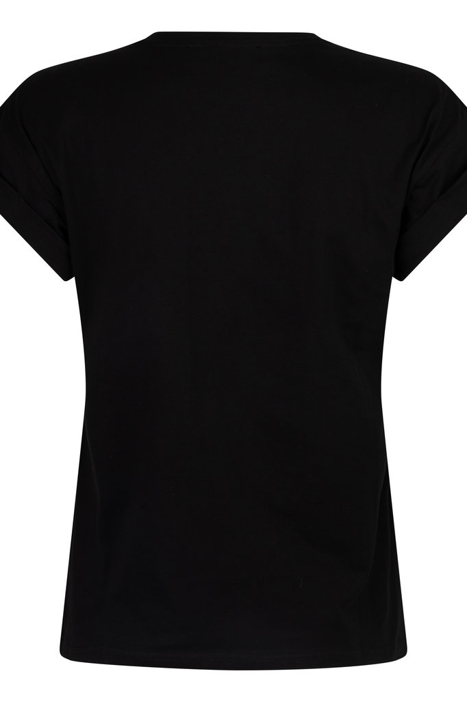 Lofty Manner Zwart T-Shirt Amarina