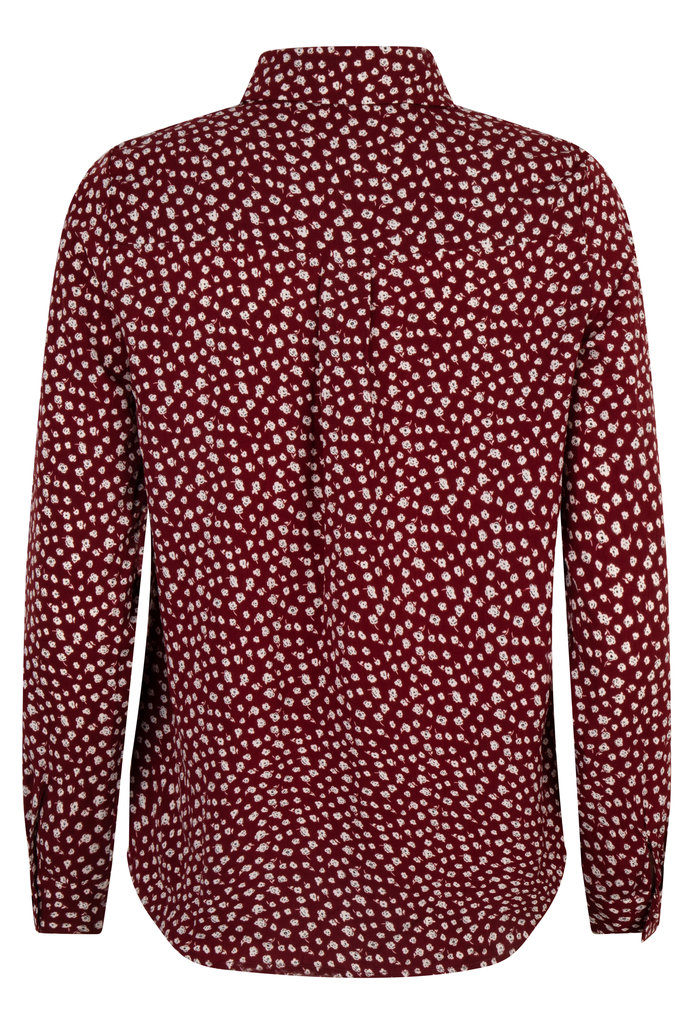 Lofty Manner Rood Witte Blouse Ivy-Mae