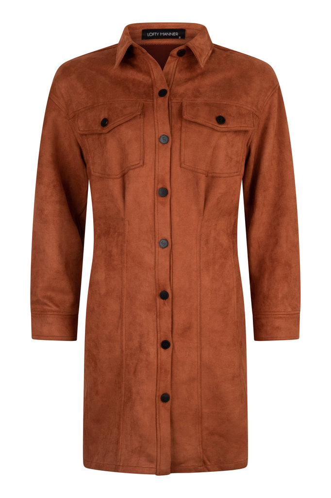 Lofty Manner Brown Midi Dress Bodine