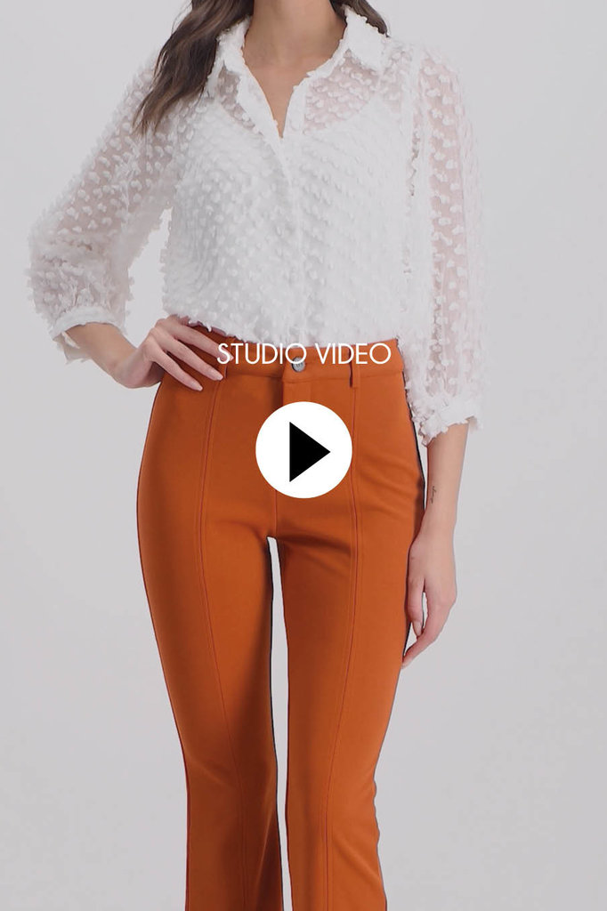 Lofty Manner White Puff Sleeve Blouse Bowie