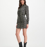 Lofty Manner Black Floral Print Skirt Marly