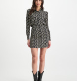 Lofty Manner Black Floral Print Skirt Marly