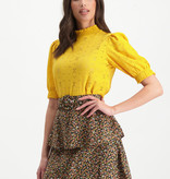 Lofty Manner Yellow Puff Sleeve Blouse Gabriela