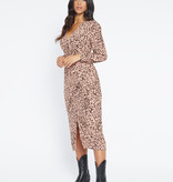 Lofty Manner Pink Panther Print Maxi Dress Luciana