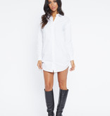 Lofty Manner White Shirt Dress Charli