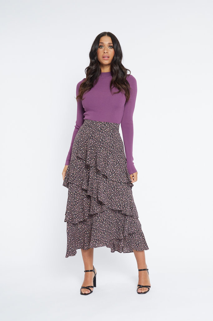 Lofty Manner Bloemenprint Maxi Skirt Cheryl