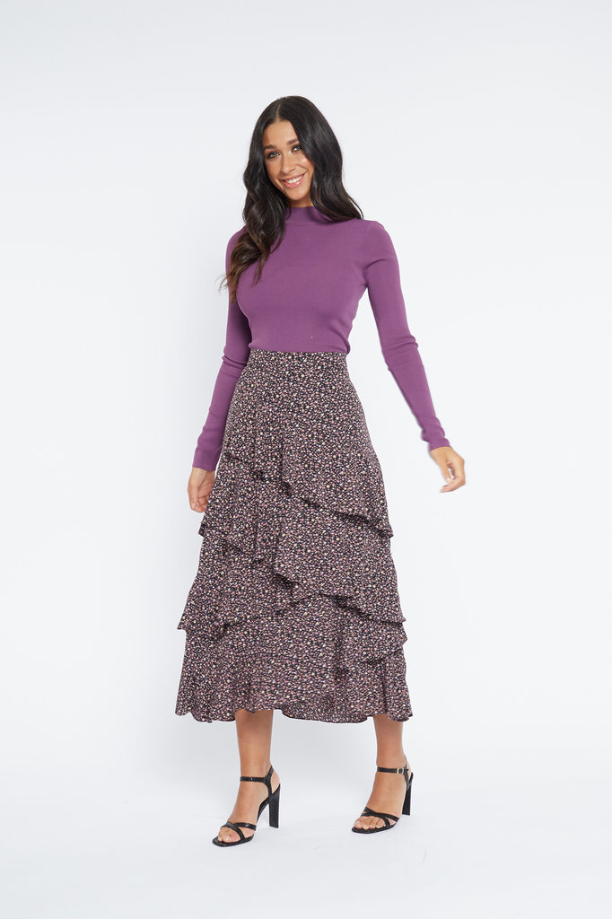 Lofty Manner Bloemenprint Maxi Skirt Cheryl