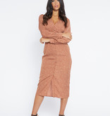 Lofty Manner Brown Maxi Dress Luciana