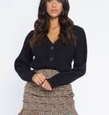 Lofty Manner Black Cardigan Gina