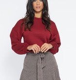 Lofty Manner Red Sweater Sanna