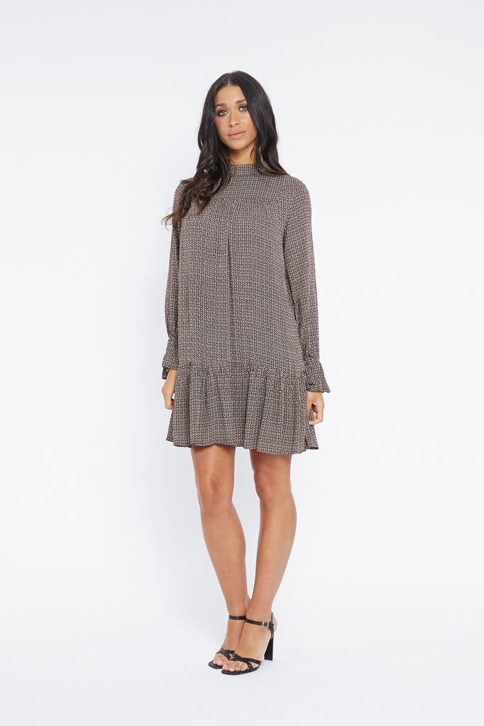 Lofty Manner Black Midi Dress Nen