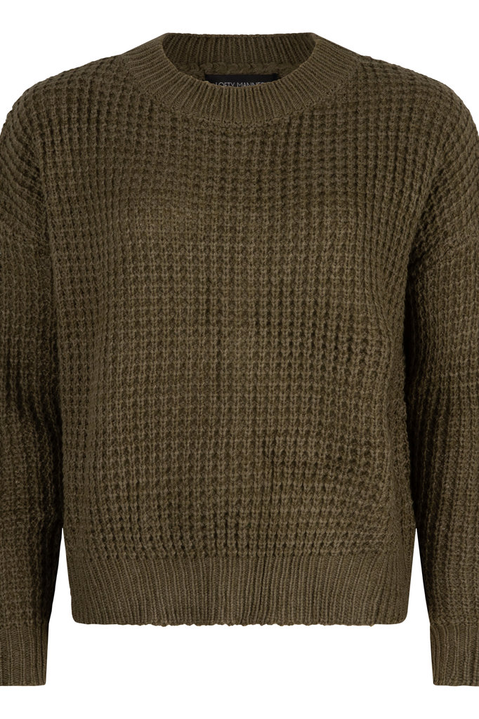 Lofty Manner Green Sweater Shauna