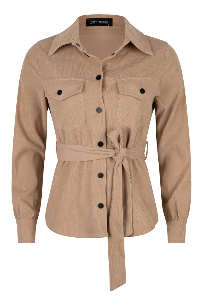 Lofty Manner Beige Blouse Julia