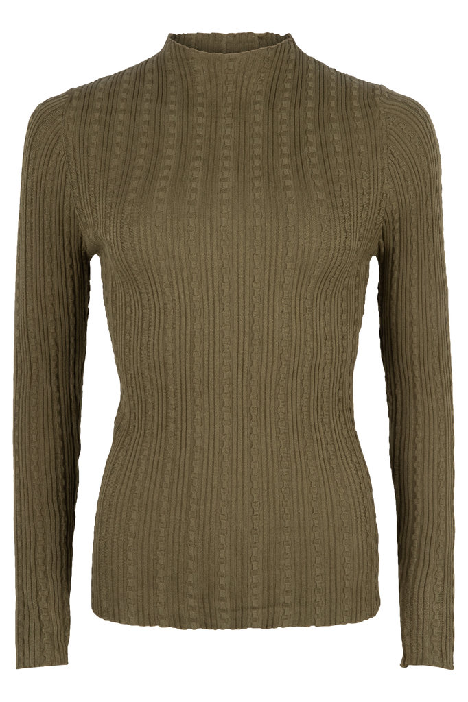 Lofty Manner Groene Sweater Carmo